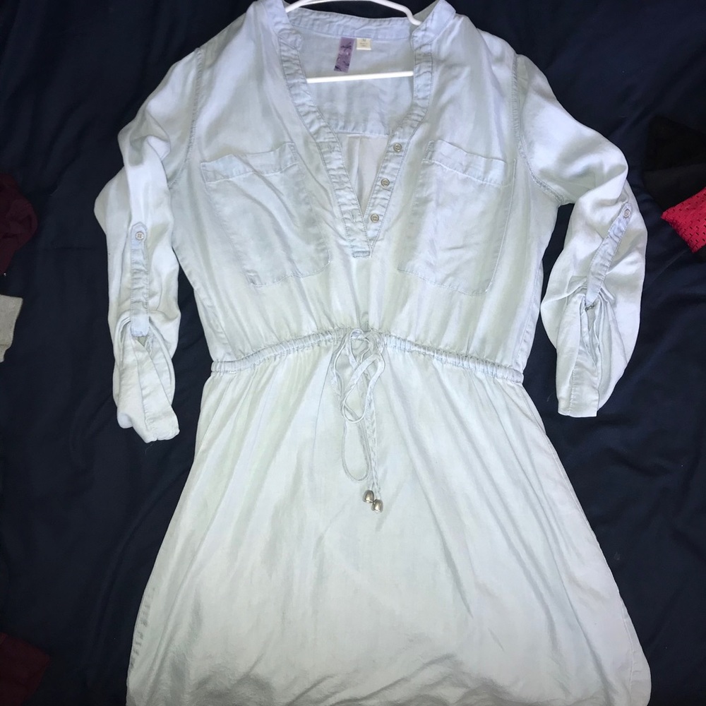Boutique Chambray Dress (Francesca’s)
